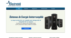 Desktop Screenshot of electrotekmty.com.mx